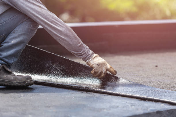 Professional Exterior Waterproofing technician working in Warren, IL